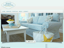 Tablet Screenshot of mastlandinginteriordesign.com